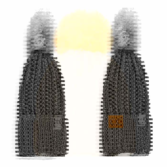 CC Multi-Color Plush Pom Beanie