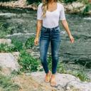  Kancan High-Rise Cigarette Jeans