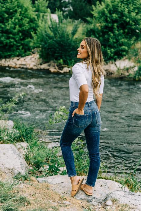Kancan High-Rise Cigarette Jeans