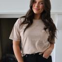 Medium Brown Riley Pocket Tee 