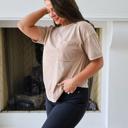 Medium Brown Riley Pocket Tee 
