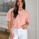 Small Orange Riley Pocket Tee 