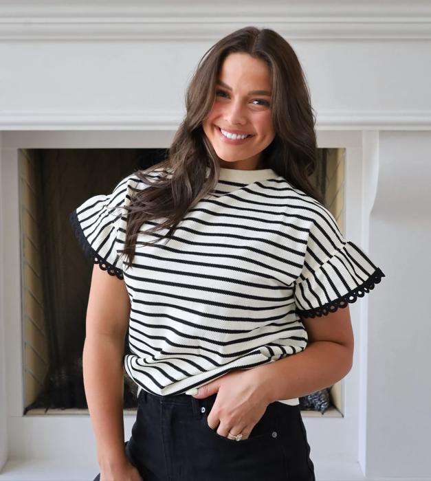 Lindsey Scalloped Top