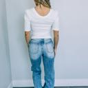 Size 25 Kancan Wide-Leg Relaxed Denim