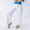 Size 1 Kancan Wide-Leg White Denim