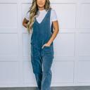 Medium Navy Blue Jordan Denim Overalls