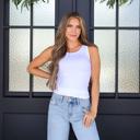 L-XL White The Everyday Seamless Tank