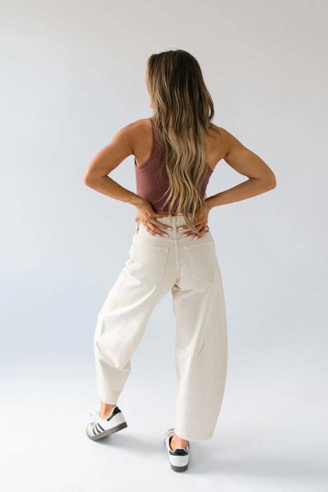 Kancan Tan Barrel Denim