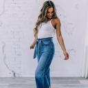 Size 15 Kancan Wide-Leg Crop