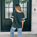 Medium Kennedy Varsity Stripe Tee