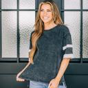 Large Kennedy Varsity Stripe Tee