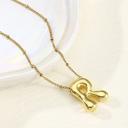 P Balloon Bubble Initial Necklace