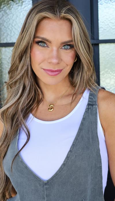 Balloon Bubble Initial Necklace