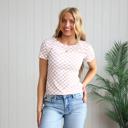 Small Mya Checkered Tee