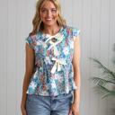 Medium Hannah Floral Tie Top
