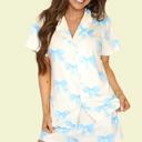 XL Winnie Two-Piece Bow Print Pajama Set