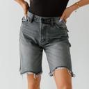 Size 5 Kancan Dark Gray Utility Bermuda Shorts