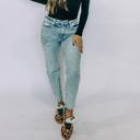 Size 1 Kancan Straight Leg Mom Jeans
