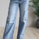 Size 9 Kancan Denim Cargo Pants