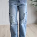 Size 9 Kancan Denim Cargo Pants
