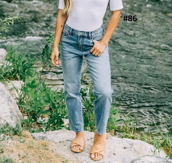 Kancan Crop Straight Leg Jeans