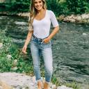 Size 1 Kancan Cuffed Straight Leg 