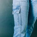Size 15 Kancan Straight Leg Cargo Jeans