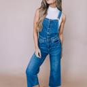 2X Judy Blue High-Waist Crop Overalls