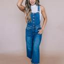 2X Judy Blue High-Waist Crop Overalls