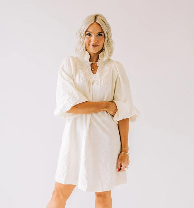 Clementine Textured Dress