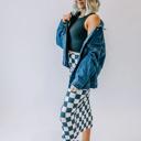 Large Teagan Oversized Denim Jacket