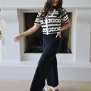 Black Small Faye Flower Sweater