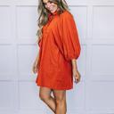 Orange XL Merritt Corduroy Dress