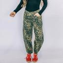 Medium Leopard Barrel Jeans