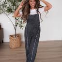 Black XL Nora 90's Denim Overalls