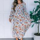  Mariah Floral Midi Dress