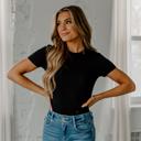  Zenana Basic Crew Neck
