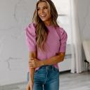 Lyssa Puff-Sleeve Top