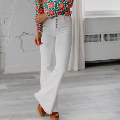 Kancan White Flare Denim