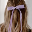 Purple Bow Clip  