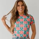  Brooke Retro Floral Top