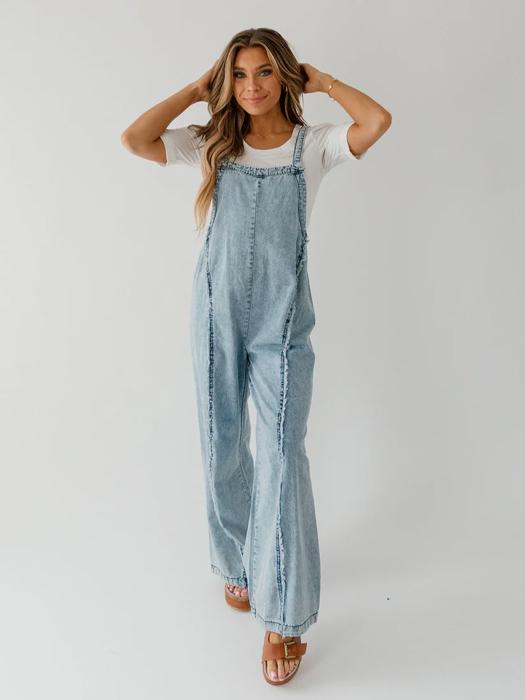 Nora 90's Denim Overalls