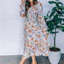  Mariah Floral Midi Dress