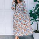  Mariah Floral Midi Dress