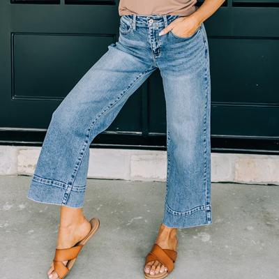 Kancan Crop Wide-Leg Denim