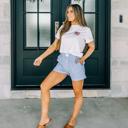  Fallon Gingham Shorts 
