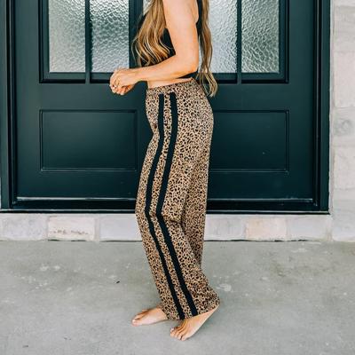 Allison Leopard Track Pants