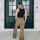  Allison Leopard Track Pants