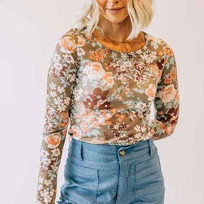 Cody Sheer Floral Top 
