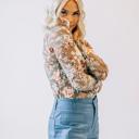  Cody Sheer Floral Top 